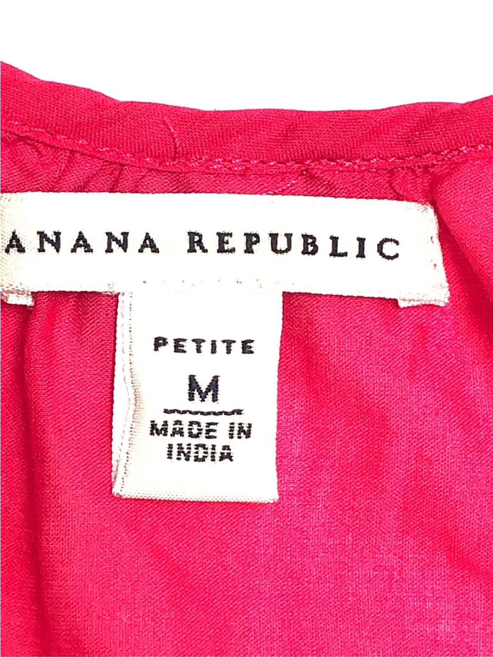 LOT OF 2: Banana Republic Eyelet Top & RUFFLED TIERED SKIRT COTTON HOT PINK MED - Picture 8 of 13